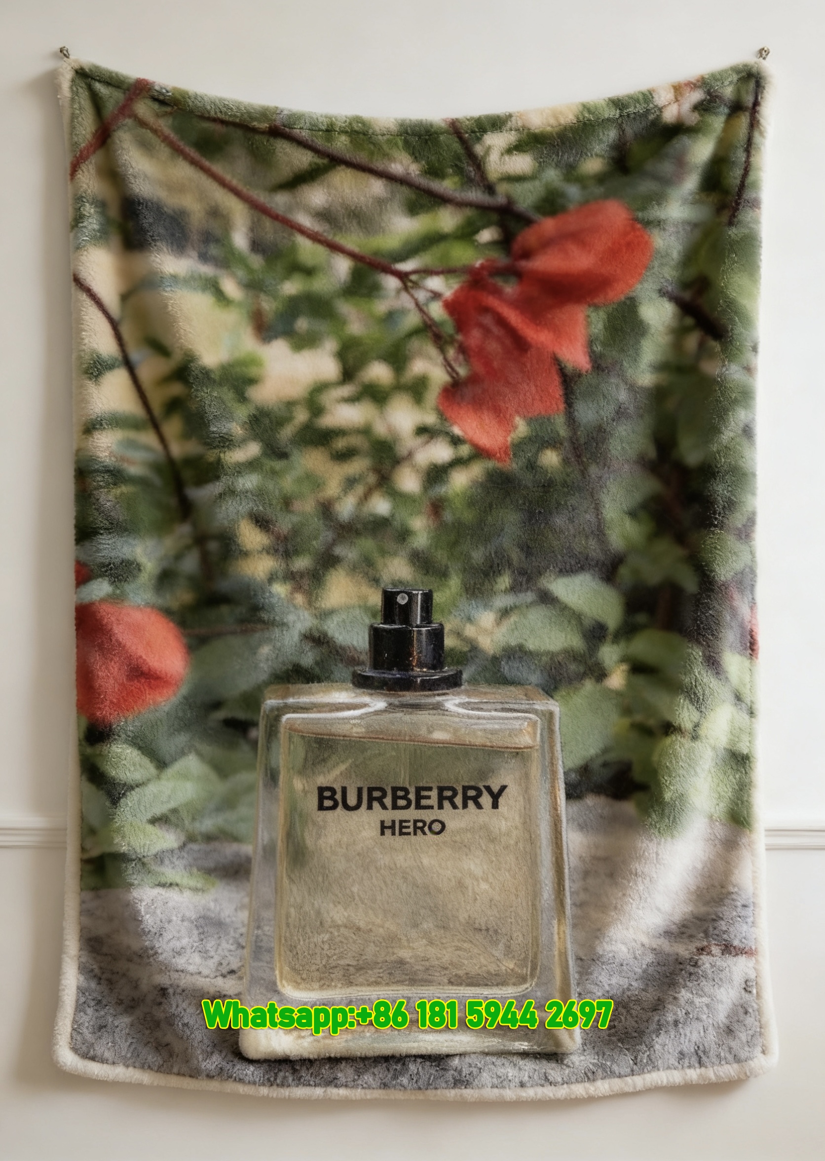 Burberry Hero Print Flannel Sofa Throw Blanket B201